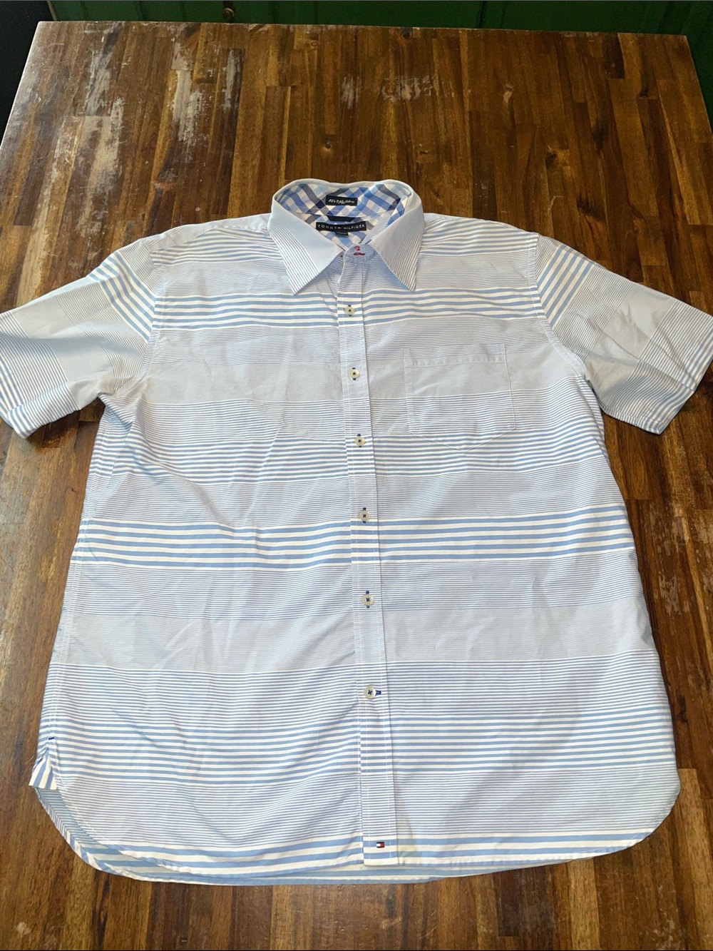 Tommy Hilfiger Striped Casual Button Down
